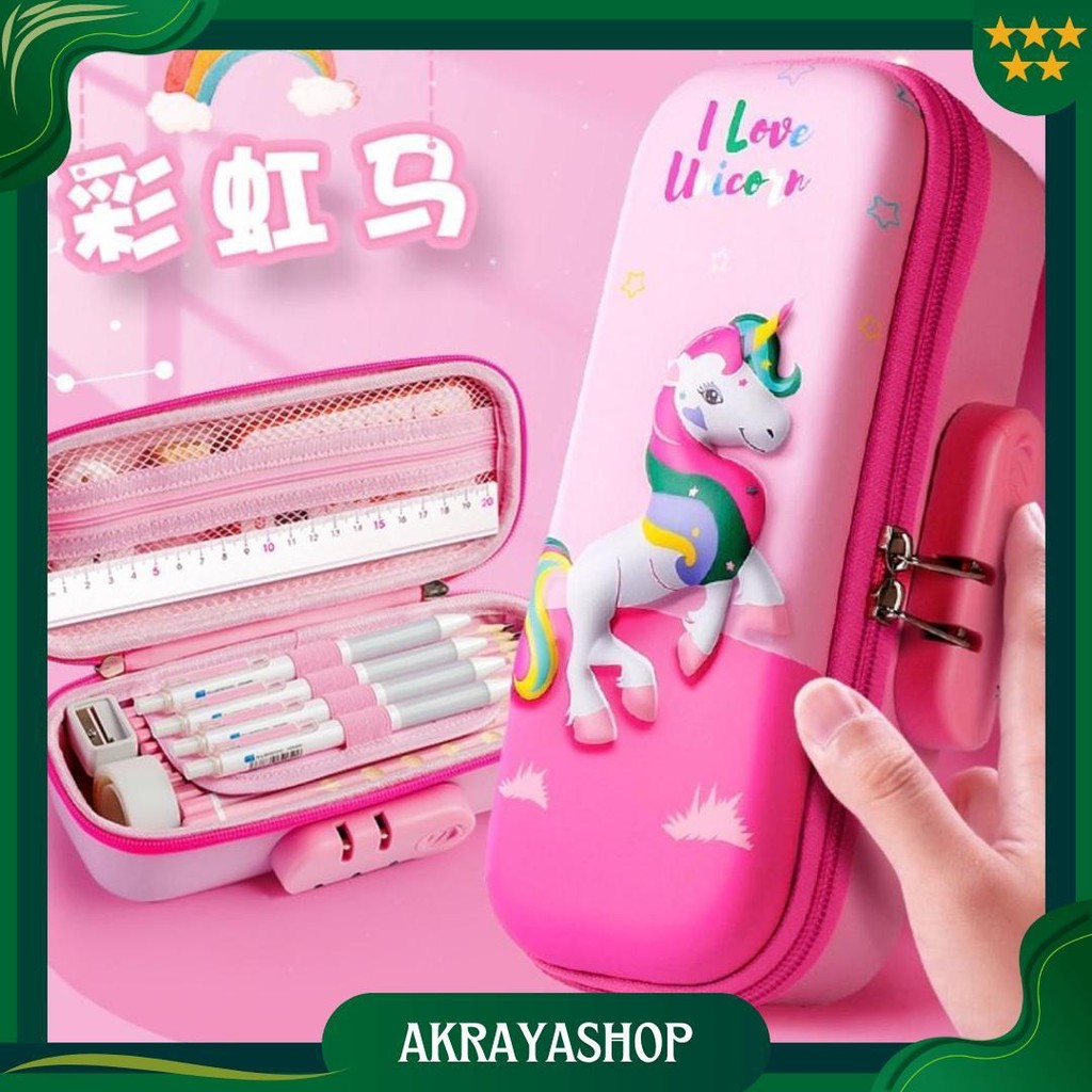 

Wwh14C Tempat Pensil Eva Sekolah Besar Lock Kunci School Pencil Bag Box Ktm Promo Puncak