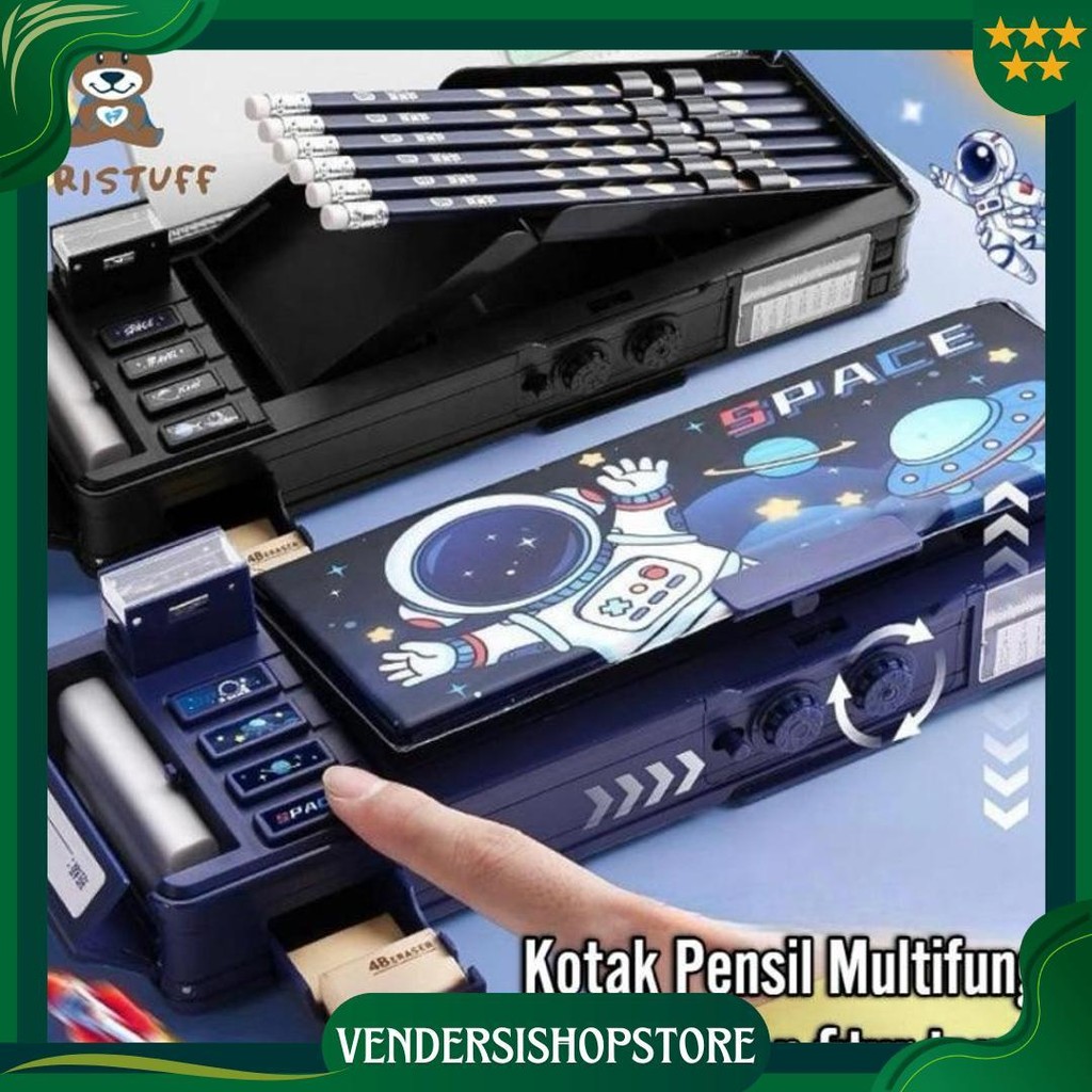 

Kotak Pensil Multifungsi Magnet Fitur Tombol Anak Sekolah Ori