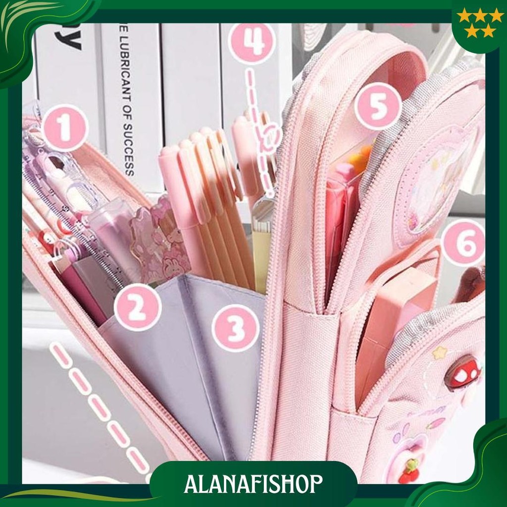

3D Model Tas Lucu Korea Kapasitas Besar Anak Tempat Pensil Kotak Pensil Anak Sekolah Pencil Case Hiasan Glitter Karakter Tas Lucu Perempuan Sale