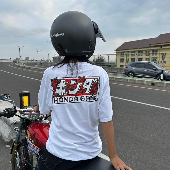 Kaos herex cb gl mp hondaa gank by oldspeed original produk bahan cotton combed 24s free stiker pack