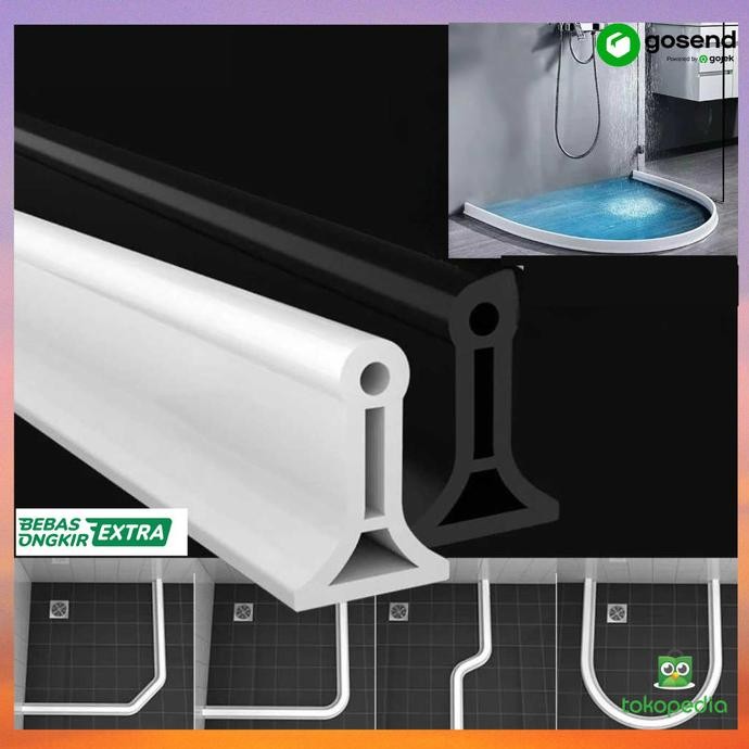 Karet Penahan Air Pintu Kamar Mandi Water Stopper Bathroom Wastafel GOL