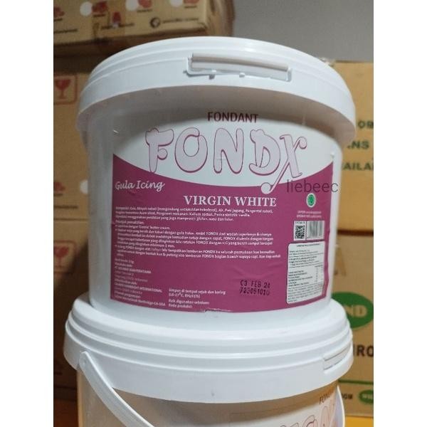 

Fondant Icing Fondx Virgin White 5Kg / 5 Kg Terbaru Best Quality Asli 100% Original