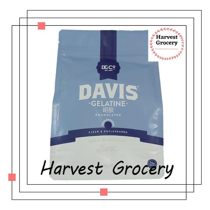 

Gelatine Davis 500 Gram Terlaris Best Quality Asli 100% Original