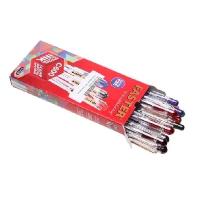 

(1pack) Pulpen Murah Bulpen Faster C600 0.7mm