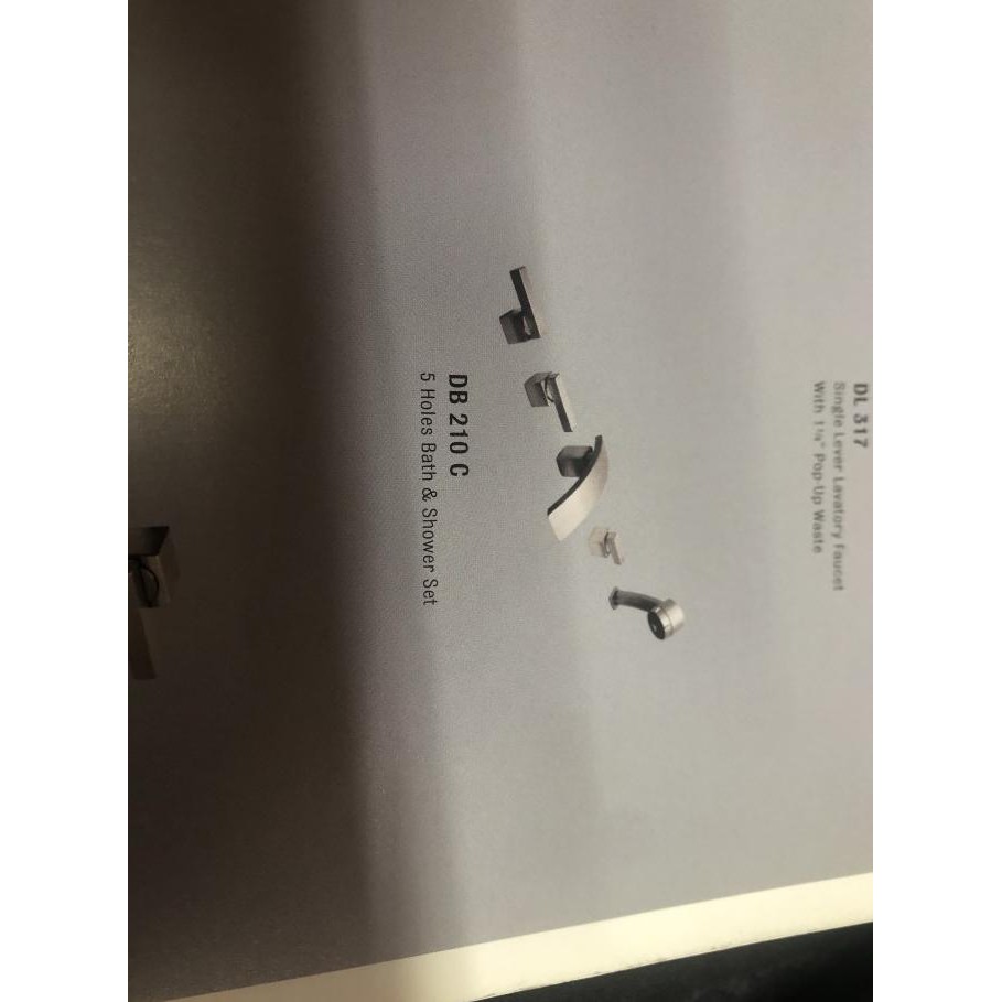 Toto 5 Holes Bath & Shower Set Excelsior Colection New Stok