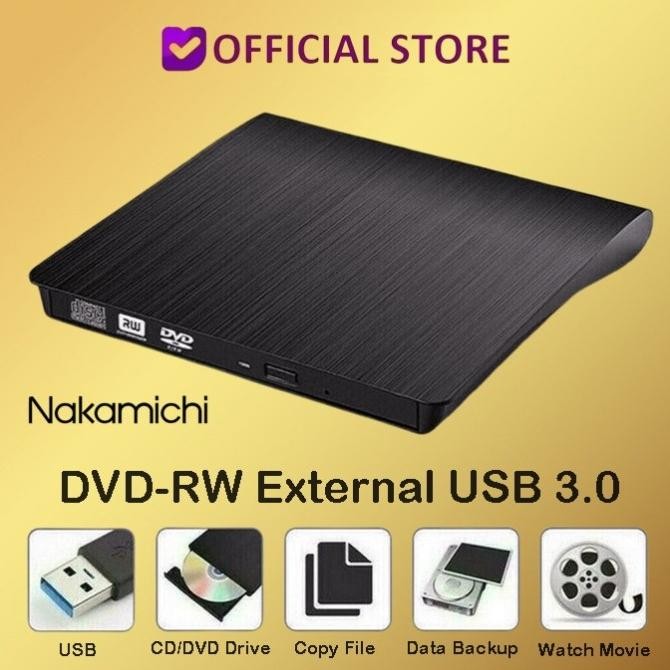 Nakamichi DVD-RW EXTERNAL USB 3.0 Mobile DVD-RW External