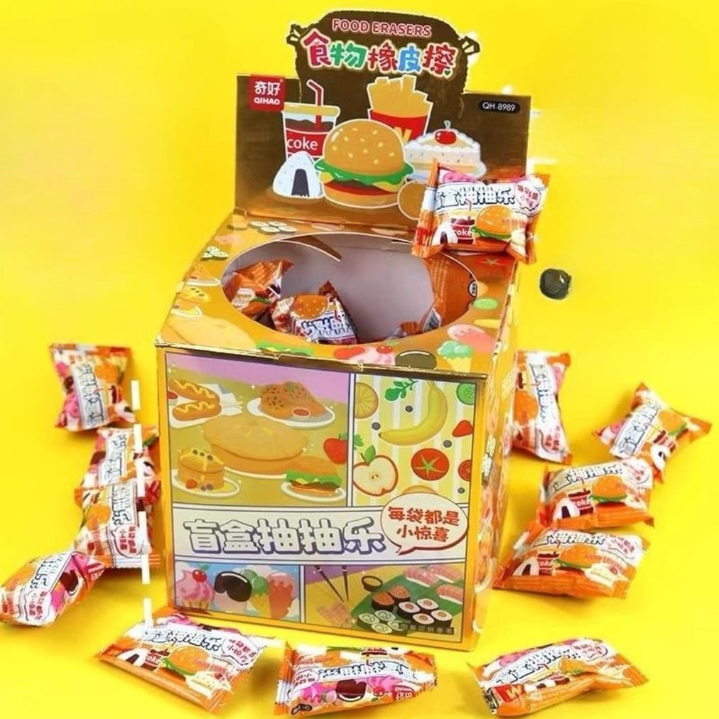 

Ter-98 Blind Bag Eraser Food Series Mainan Anak Koleksi Penghapus Mini Makanan Stationery