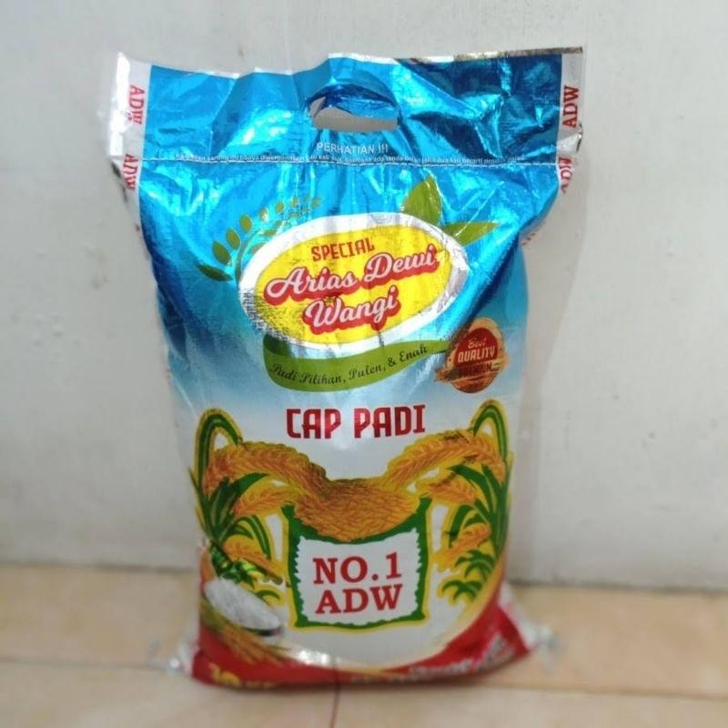 

Beras Arias Dewi Wangi. 10 Kg . New Best Quality Asli 100% Original