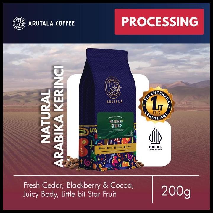 

Arutala Natural Series - Arabika Kerinci 200 Gram Original Best Seller