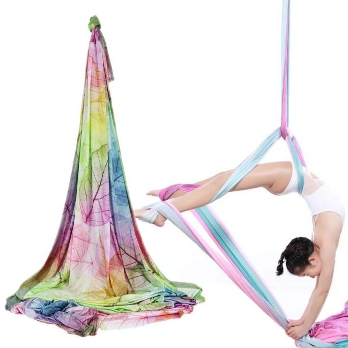 TERLARIS Hammock Yoga Aerial Bahan Kain Sutra Panjang 6m Untuk Yoga