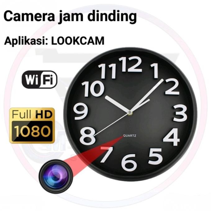 PROMO CCTV Wifi Camera Jam Dinding Hidden Spy Cam Kamera Keamanan IP Camera