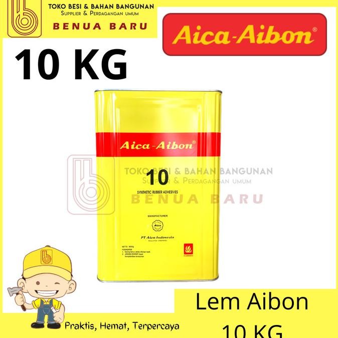 Lem Aica Aibon 10 KG / Lem Kuning 10 KG / Lem Serbaguna 10 KG Aibon murah