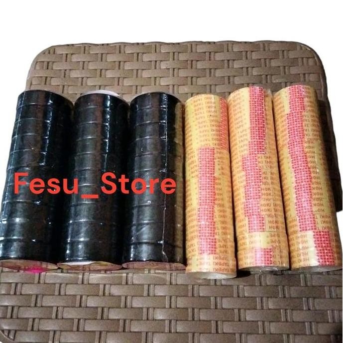 

Isolasi hitam dan bening kecil isi 6 slot murah