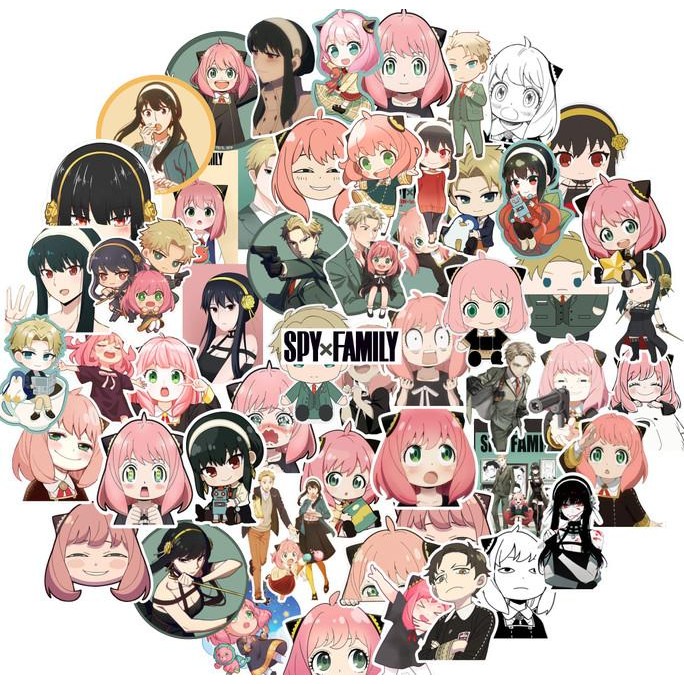 

Stiker Sticker Anime Spy X Family Paketan murah