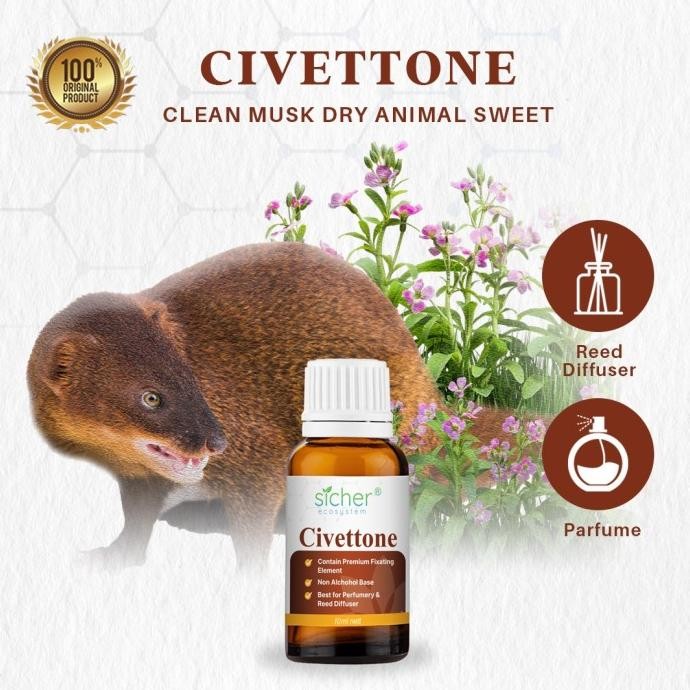 

Civettone [SUPER FIXATIVE / pengawet /penguat / pengikat fragrance] murah