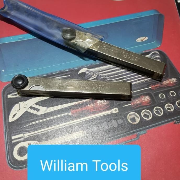 Feeler Gauge 0,05 - 1,00 mm ELORA Germany TERBARU