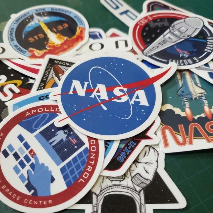 

STICKER PACK TUMBLR - NASA & SPACEX [20 PCS] murah