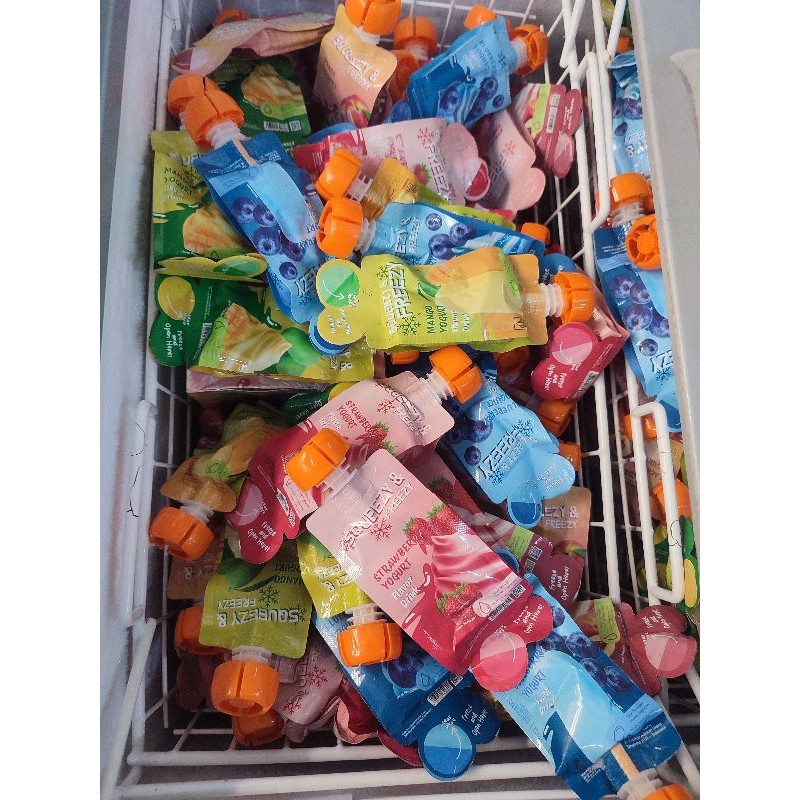 

squeezy and freenzy yoghurt