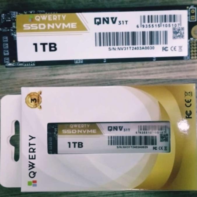 QWERTY SSD M.2 NVME GEN3 1TB 2004T