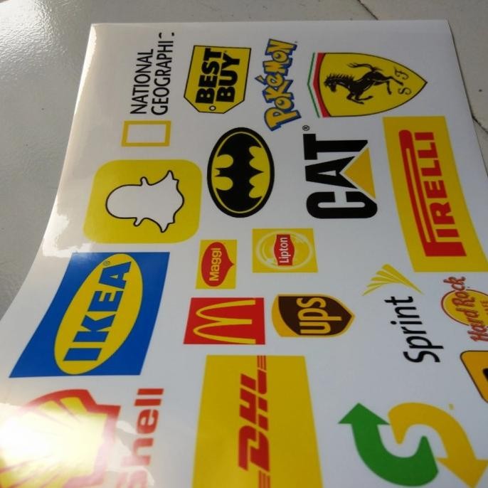

STICKER VINYL INKJET pearl white A4 isi 20 lembar waterproof/stikerPET murah