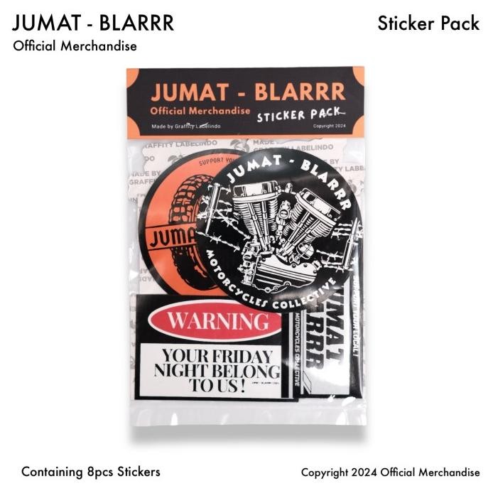 

Sticker Pack 2024 JUMAT - BLARRR Official Merchandise murah