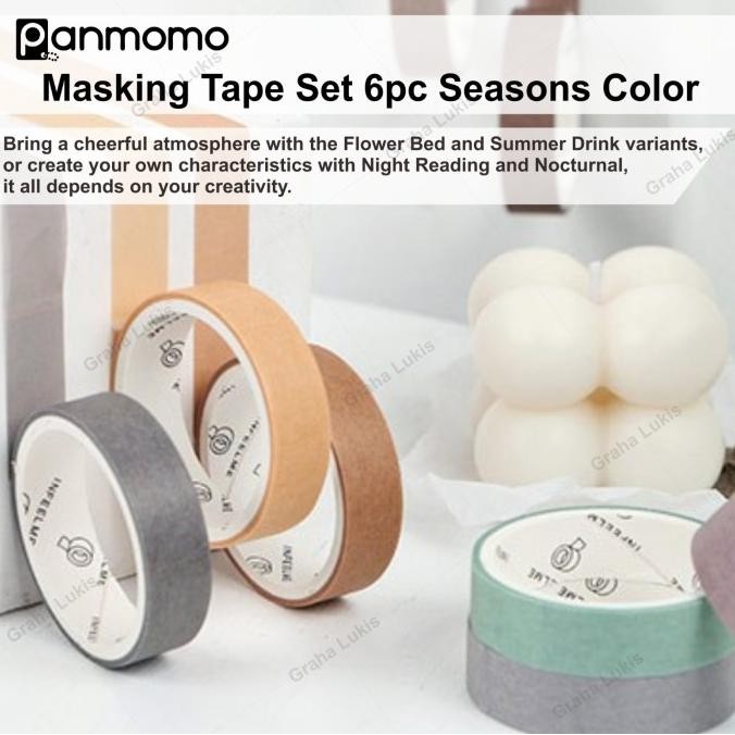 

Washi Tape Set 6pc Seasons Color murah