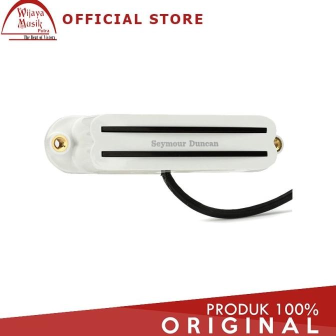 Seymour Duncan Strat Hum-Cancelling Hot Rails Bridge Shr-1B White Co