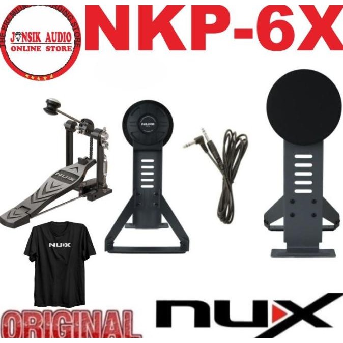 Nux Nkp6X Kickpad Drum Nux Paket Pedal Kick Pad Nux Nkp-6X Co