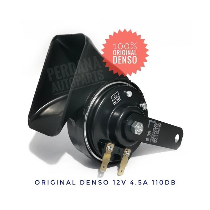 KLAKSON KEONG MOTOR SINGLE 12V 4.5A 110DB ASLI ORIGINAL DENSO