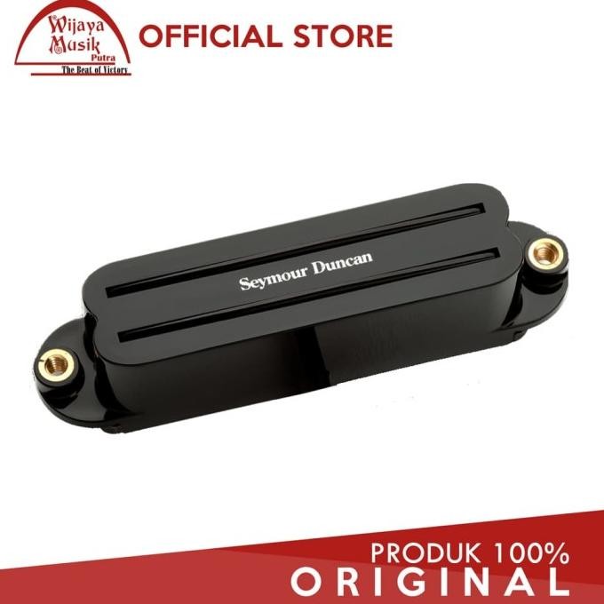 Seymour Duncan Pick-Up Gitar Sgl Strat Hot Rails Strat Shr-1B - Hitam Co