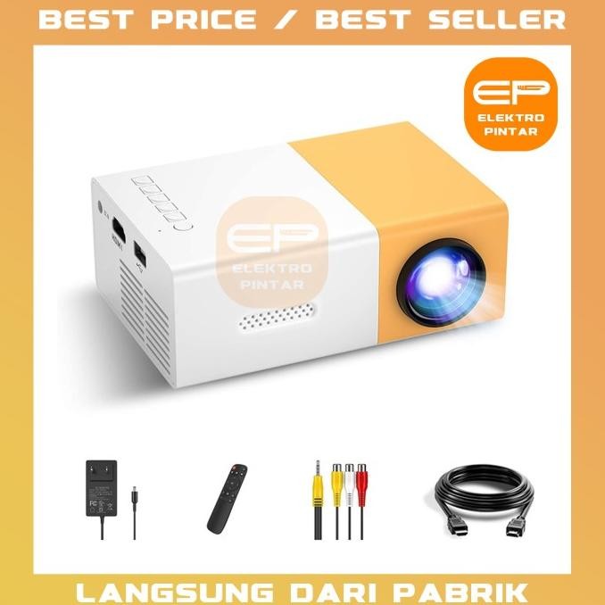 Mini Proyektor Led Yg300 Gratis Hdmi / Mini Proyektor Yg-300 / Yg 300 Co