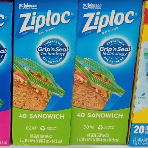 

favorit] ziploc sandwich 40 pcs
