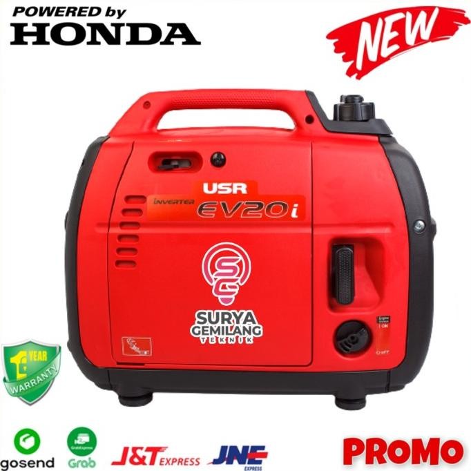 Terlaris Honda Genset Silent Eu 22I 1700 Watt Eu 22 I Generator Set Mini Eu22I Ready Stok