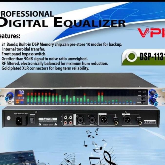 Digital Equalizer Vpk Dsp 1131 Dsp-1131 Eq Vpk Dsp1131 31 B Co