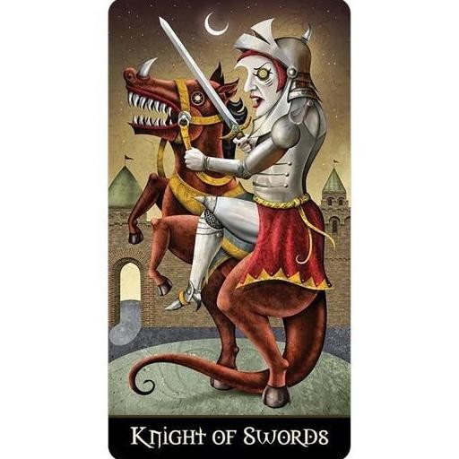 Murah Deviant Moon Tarot Borderless Miniature Edition | Us Games Mini Tarot Card Deck