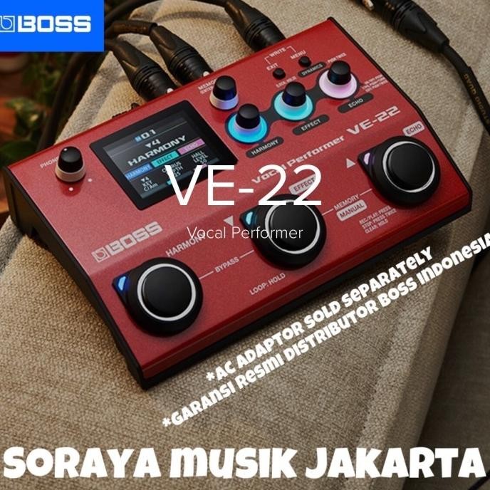 Boss Ve-22 Vocal Peformer Efek Vokal Boss Ve22 Co