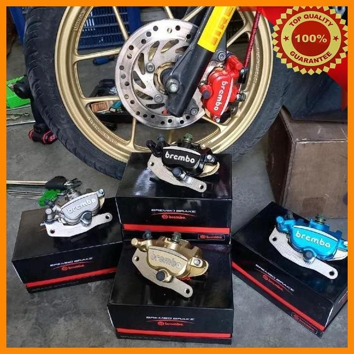 [GAZ] KALIPER BREMBO KIRI 2 PISTON MODEL SAMURAI CHEMCO 2P PNP ALL BEAT VARIO 125 150 BEAT KARBU INJ