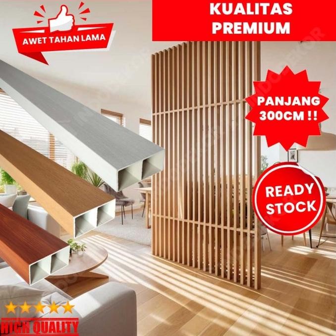 Partisi PVC / Kisi-Kisi Pembatas Ruangan BAHAN PVC / Partisi Hollow Indoor PVC HIGH QUALITY