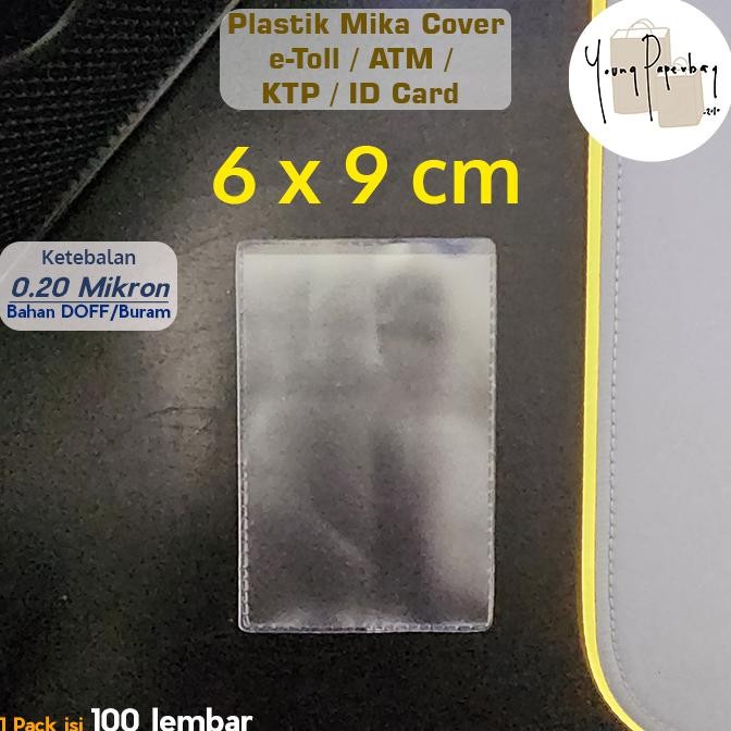 

Et-98 Plastik Mika Cover Kartu Etoll / Atm / Ktp / Id Card Uk. 6X9