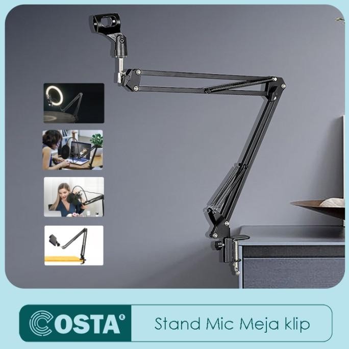 Costa Nb-35 Stand Mic Meja Boom Arm Microphone Suspension Podcast Co