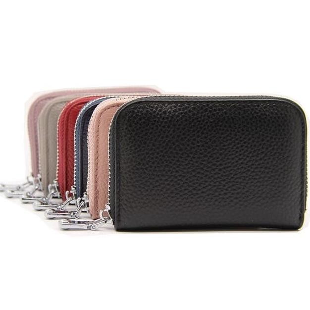 

Dompet Kartu Card Holder Kulit Organizer ANTI RFID Impor AE34 MS