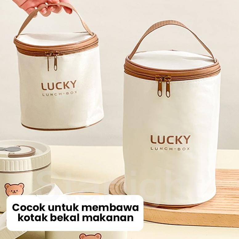 Tas Bekal Makanan Tas Tempat Makan Foil Tas Piknik Serbaguna Lunch Bag Cooler HMB139