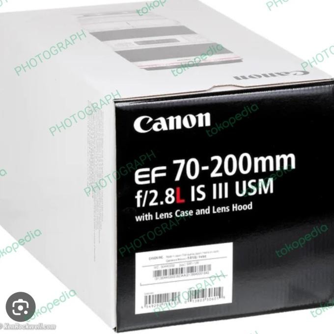 Sale Lensa Canon Ef 70-200Mm F2.8 L Is Iii Usm / Canon 70-200 F2.8 Iii Usm