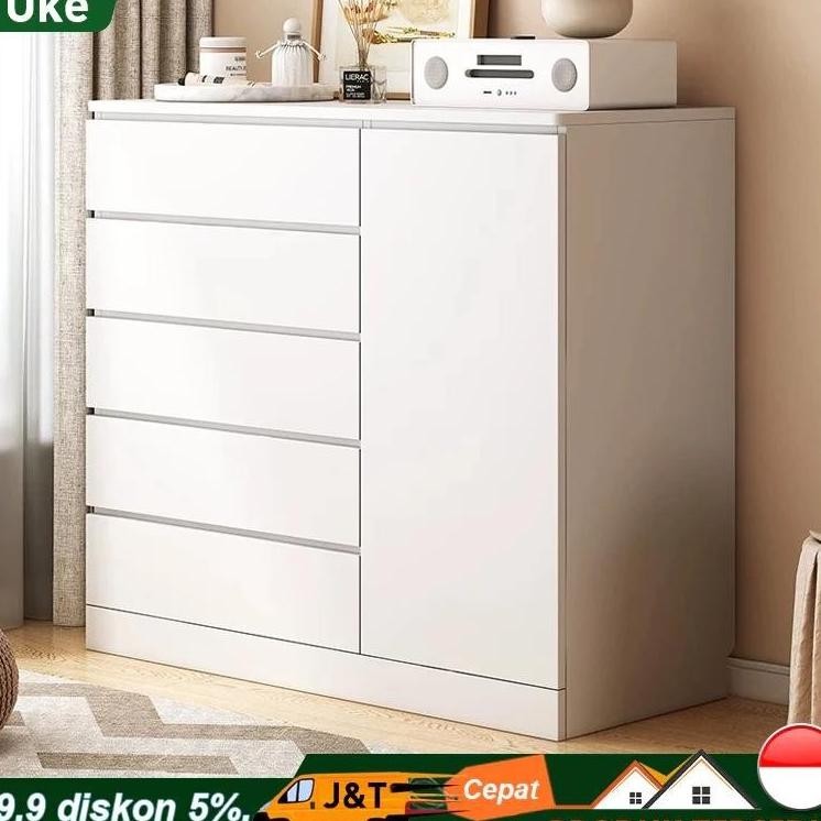 Lemari Laci 5 susun Lemari Kayu laci Minimalis Serbaguna