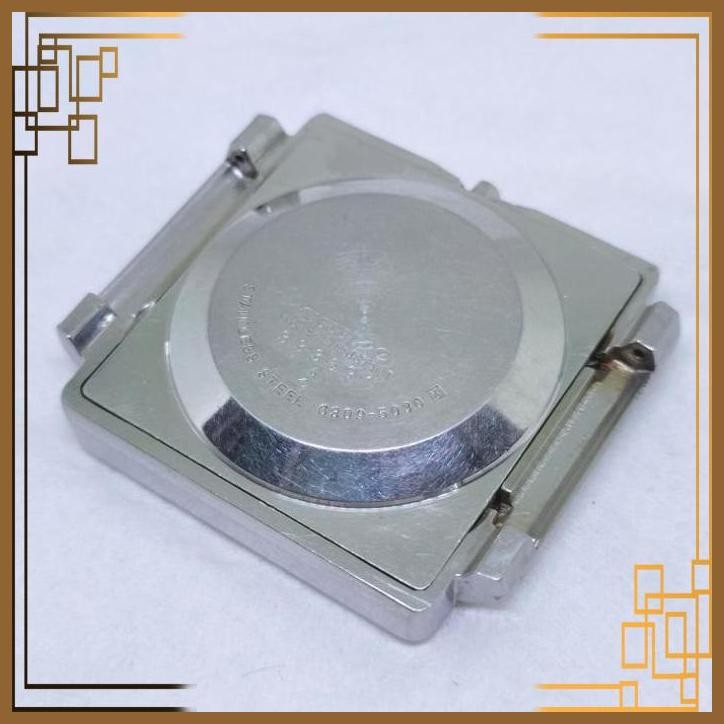 [RHV] CASE BODY BACKCASE JAM TANGAN ANTIK SEIKO KOTAK ORI PART VINTAGE SEIKO TV SHAPE 6309 - 5030 AR