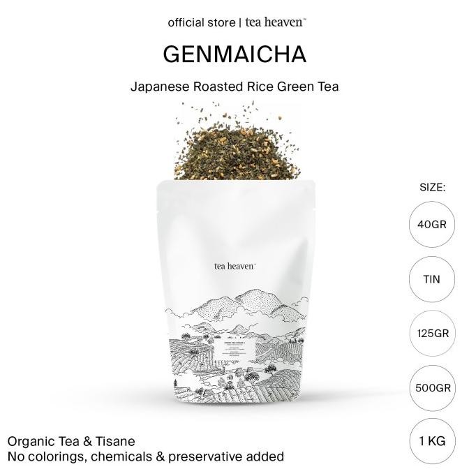 

Genmaicha Tea Roasted Rice Green Tea Teh Hijau Beras Jepang 250 gr IS81
