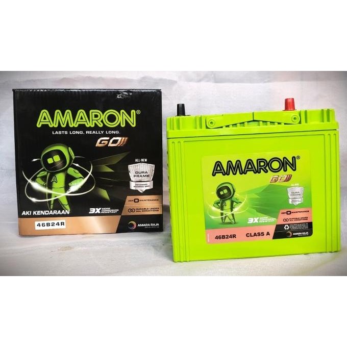 Aki AMARON NS60 Aki Kering Untuk Apv, Swift, Rush, Baleno, Terios, Jimmy