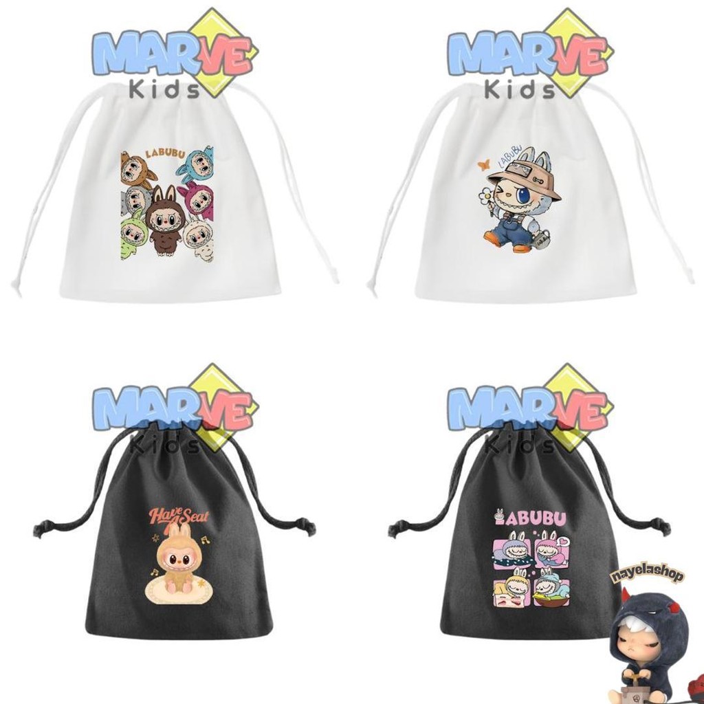 

Tas Pouch Bag Lucu Labubu Pop Mart Tas Hampers Souvenir Hampers Goodie Bag Ulang Tahun Goodiebag Murah