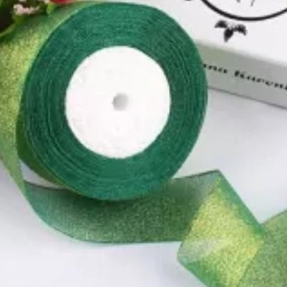 

PITA GLITER METALIK EXCLUSIVE LEBAR +-4CM (1, 5") PER ROLL ISI 25YARD murah