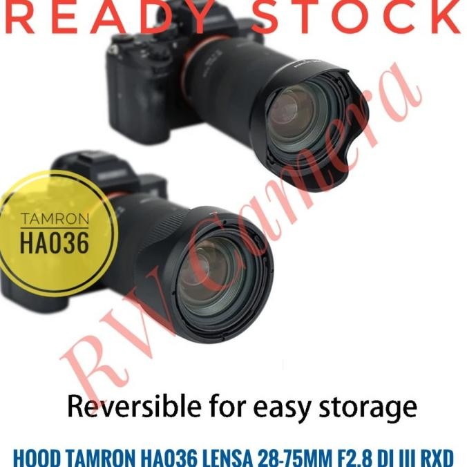 Murah Tamron Ha036 Hood Lensa 28-75Mm 17-70Mm F2.8 Di Iii Rxd Sony Canon Nikon 28-75 17-70